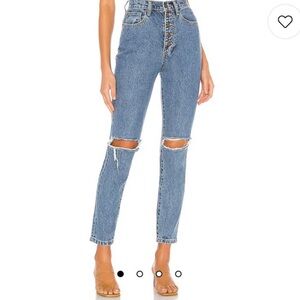 WeWoreWhat Danielle High Rise Vintage Straight Jeans, NWT, Women's 30